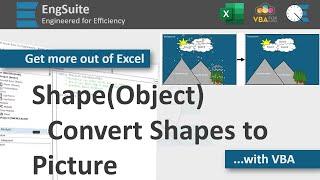 Convert Excel Shapes into Pictures - Excel VBA