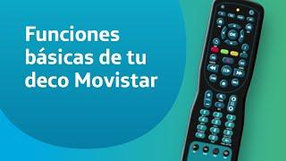 Funciones básicas de tu decodificador Movistar