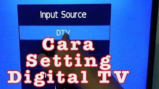 Pasang antena dan cara cari siaran tv digital