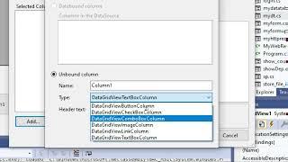 C# Create Custom DataGridView