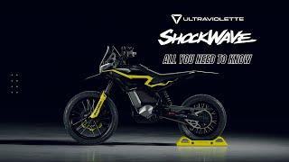 Ultraviolette Shockwave | India's First Electric Enduro Motorcycle | Range 165 KM | Price ₹1.5 Lakh