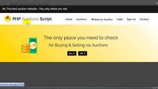 Free Download PHP Auctions Script