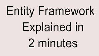 Entity Framework | What is Entity Framework | Entity Framework in MVC