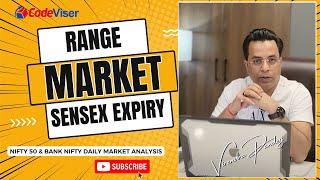 Market in a Range | Sensex Expiry for 14 June  Nifty Predictions and Bank nifty Analysis