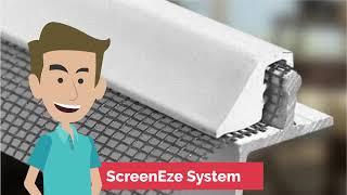 ScreenEze porch screen system