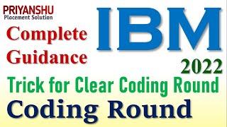 IBM Coding Tips and Trick to Clear Coding Round | IBM Coding Questions | IBM Coding Test 2022