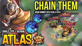 ATLAS BEST BUILD 2024 | BUILD TOP GLOBAL ATLAS GAMEPLAY | MOBILE LEGENDS