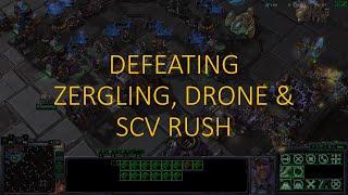 SCII Game: Defeating A Worker/Zergling Combo Rush