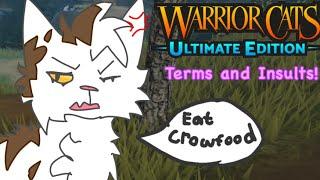 Clan Terms! | | Warrior Cats Ultimate Edition Clan Terms And Insults | |