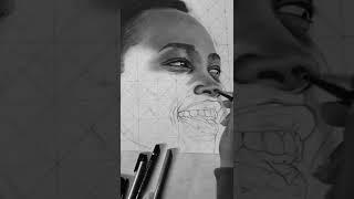 Drawing lupita Nyong’o #portrait #drawing #sketch #sketching #draw #fun