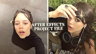 jenna ortega from wednesday ae project file