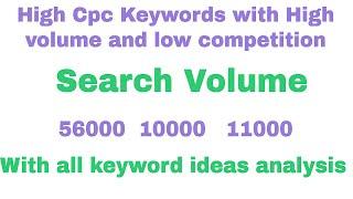 Top 3 high cpc keywords   blogging in 2020 Asani se rank krega Technology blog  No seo needed