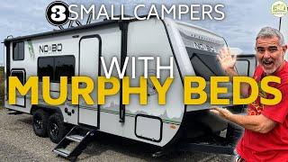 3 Small Camper Trailers with Murphy Beds Tours 
