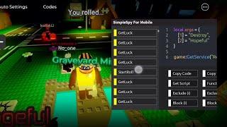 Roblox Mobile Exploiting Tutorial #3 Basic Remotes Fast Roll Horror's RNG