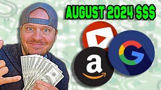 Work From Home Jobs That PAID [My August 2024 Earnings]