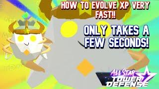 All Star Tower Defense Tutorial: How To Evolve All Your Xp Units In Just A Few Seconds ASTD