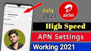 Airtel Internet Speed Problem | Airtel Best APN Settings For 4g 2020 | Technical APN