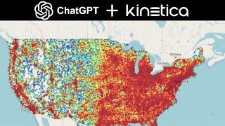 Gen AI for Geospatial data: ChatGPT + Kinetica