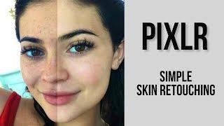 Skin Retouching - How to retouch a face in Pixlr
