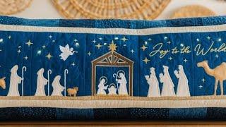 Kimberbell Nativity Bench Pillow Part 5-Assembly