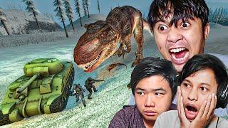 PERANG! Tank VS T-Rex | Garrys Mod