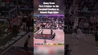 Danny Green First 3-Pointer for the Cleveland Cavailers vs.  Orlando Magic Game #cavs #nba #magic