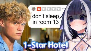 Shylily Reacts to I Tested 1-Star Hotels (again) - Ryan Trahan