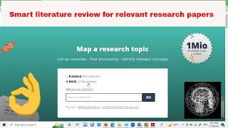 Smart literature review for relevant research papers