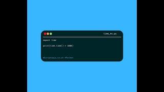 Python Time - Convert time to milliseconds