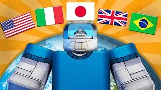 Playing Arsenal in EVERY COUNTRY.. (Roblox Arsenal)