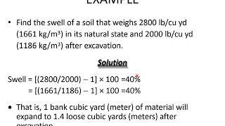 2. Problems (Compaction of Soils) + Soil Volume Change Characteristics