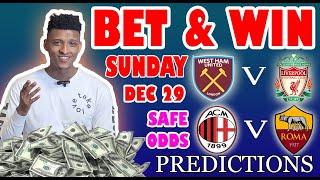 Football Prediction Today 29-12-2024 |  Betting tips Today | Mig predictions