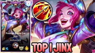 WILD RIFT JINX - TOP 1 JINX GAMEPLAY - EX SOVEREIGN RANKED