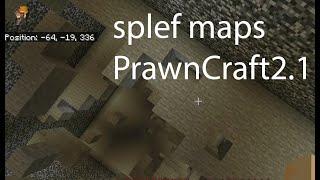 Minecraft minigame spleef in PrawnCraft 2.1!