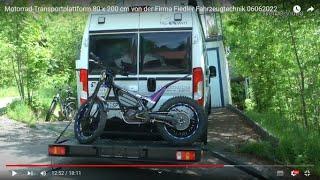 Motorrad-Transportplattform 80 x 200 cm (Fiedler Fahrzeugtechnik) für mein Fiat Ducato Adria TwinSGX