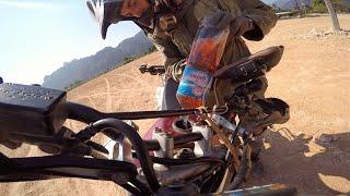 1200 km motorcycle trip in Lao 2015 (Honda Baja 250)