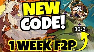 *NEW CODE* 1 WEEK F2P PROGRESS!!! [AFK Arena]