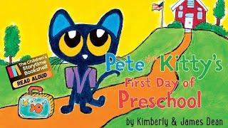 Pete The Kitty's First Day of Preschool / kids books read aloud /back to school read aloud