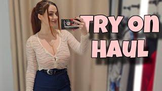 [4K] Transparent Try On Haul | See Through Clothes | Get Ready With Angelina Love