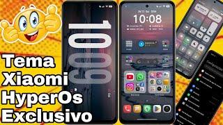 Novo Tema Xiaomi Ícones 3D e Central de Controle HyperOs @CiclopeTech