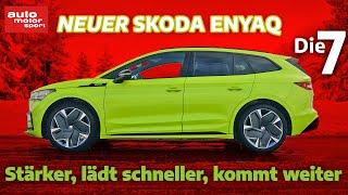 Skoda Enyaq Facelift - Stärker, lädt schneller, kommt weiter | auto motor und sport