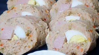 Embutido Recipe | Pinoy Style Meat Loaf