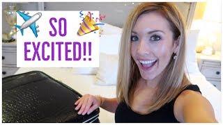 SO EXCITED FOR THIS!!  | GETTING READY FOR OUR FIRST BIG TRIP VLOG!! ️ | HOW I PACK | Brianna K