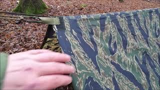 Tiger stripe tarp  3 x 3 size