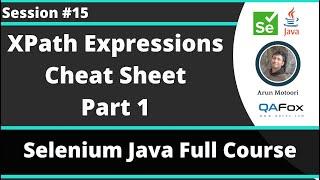 Selenium Java Training - Session 15 - XPath Expressions - Cheat-sheet - Part 1
