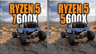 7600X vs 5600X Benchmarks | 15 Tests - Tested 15 Games and Applications