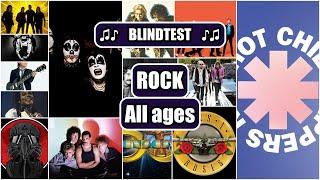 BLINDTEST - ROCK (medium) - All ages (guess the song quiz)