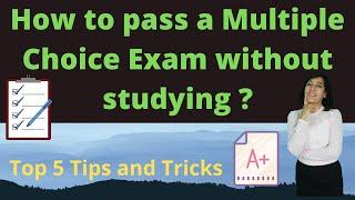 How to pass exam a Multiple Choice Questions (MCQ) Exam without studying | Free Tips and Tricks