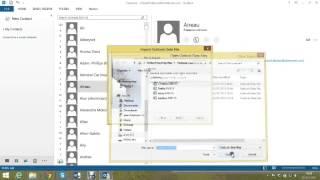 How to export and import Contacts in Outlook