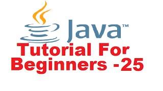 Java Tutorial For Beginners 25 - Inheritance in Java